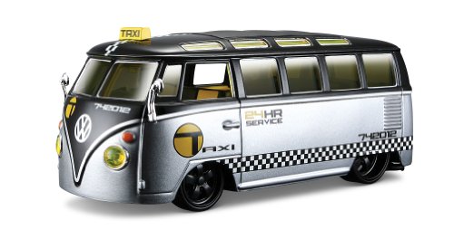 Maisto 531364 - Modellauto 1:25 Volkswagen Bus Samba Taxi von Tobar