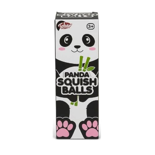 Tobar SCRUNCHEMS PANDA DIDDY SQUISH BALLS - 3 PACK - Ein toller Stressball von Tobar