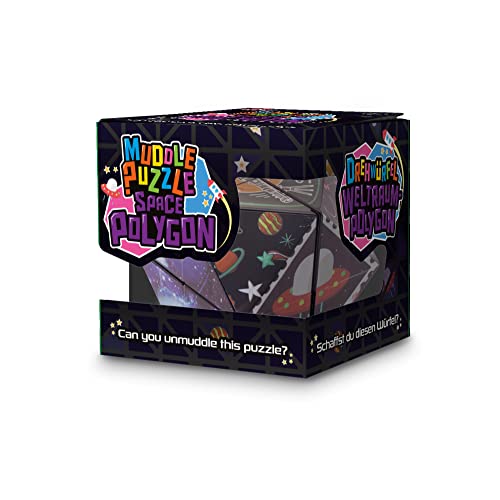 Space Polygon Fidget Toy Puzzle Würfel im Weltraum Design von Tobar
