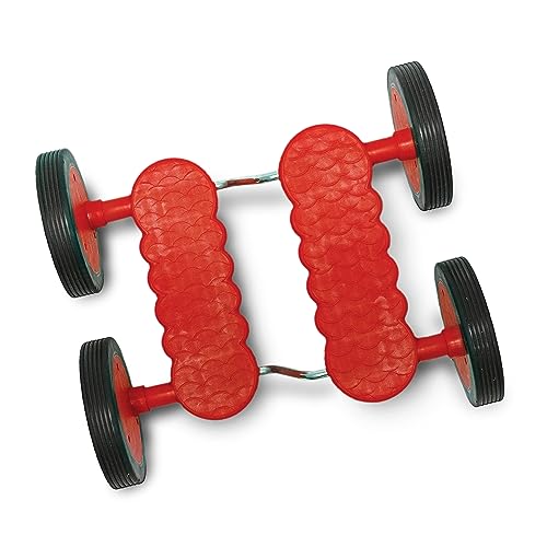 Tobar 08484 Pedalrenner für Kinder, ca. 36 cm groß in rot, Pedalroller trainiert spielerisch Balance, Gleichgewicht und Koordination von Tobar