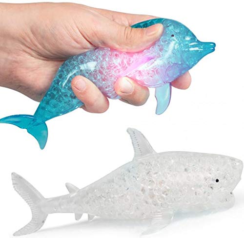 Tobar 35989 Flashing JELLYBALL Ocean Friends-Shark Delphin, Verschiedene Designs und Farben von Tobar