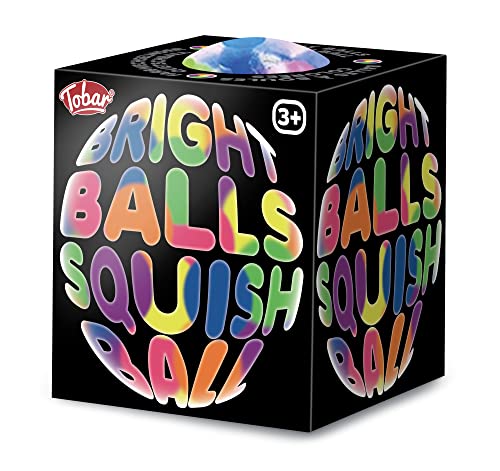 Tobar 38449 Bright Squish-Ball, Verschiedene Designs und Farben, Small von Tobar