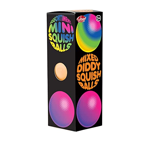 lTobar SCRUNCHEMS Mixed Diddy Stress Squish Balls (3Pack) von Tobar