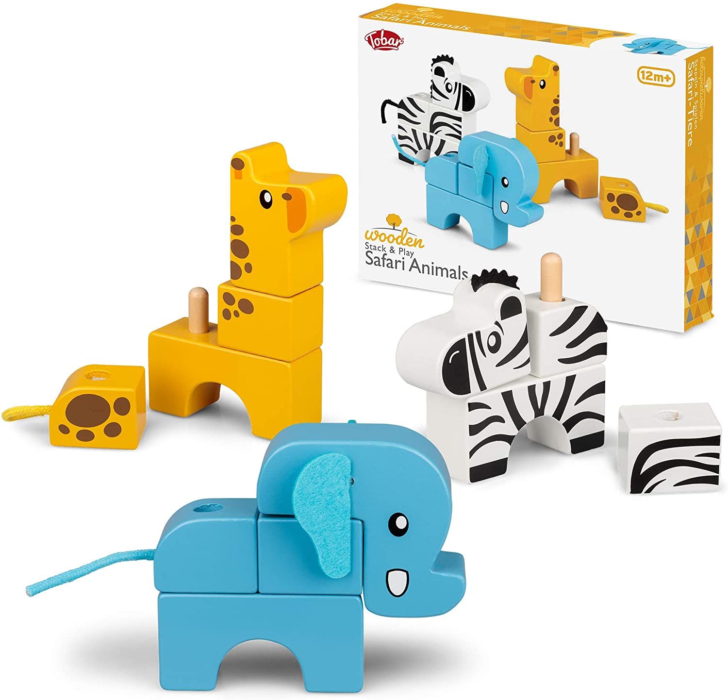 Tobar 3D-Puzzle Safari-Tiere von Tobar