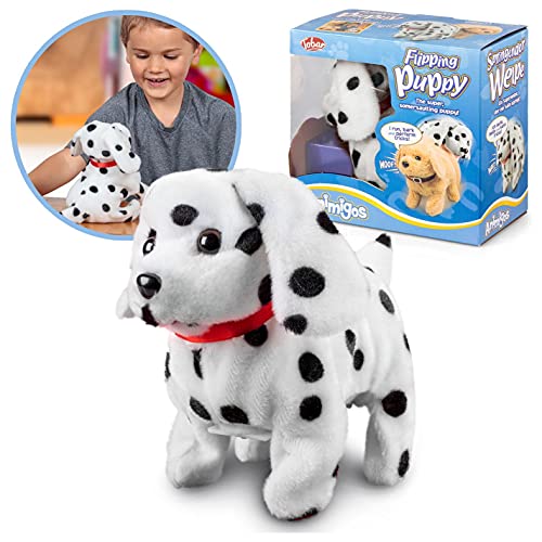Tobar Animigos Flipping Dalmatiner Puppy Elektronisches weiches Hundespielzeug von Tobar