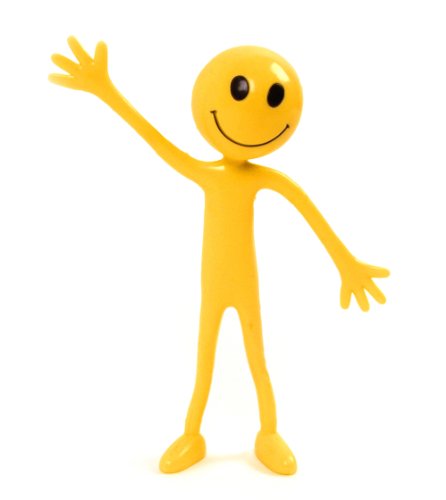 Tobar Biegbare Smiler Figur Fidget Toy von Tobar