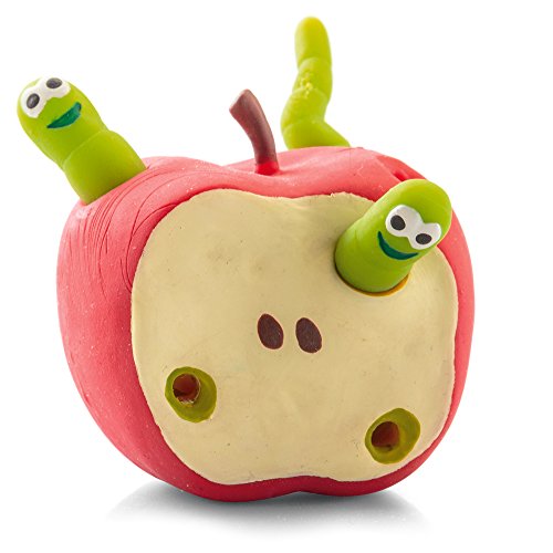 Tobar Dehnbarer Stress-Spielzeug mit Apfel- und Würmern. von Tobar