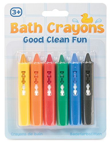 Tobar 05177 Waschbar Bath Crayons Kreative Bad-Zeit-Kunst-Spielzeug mit 6 Farben, 6 Stück (1er Pack) von Tobar
