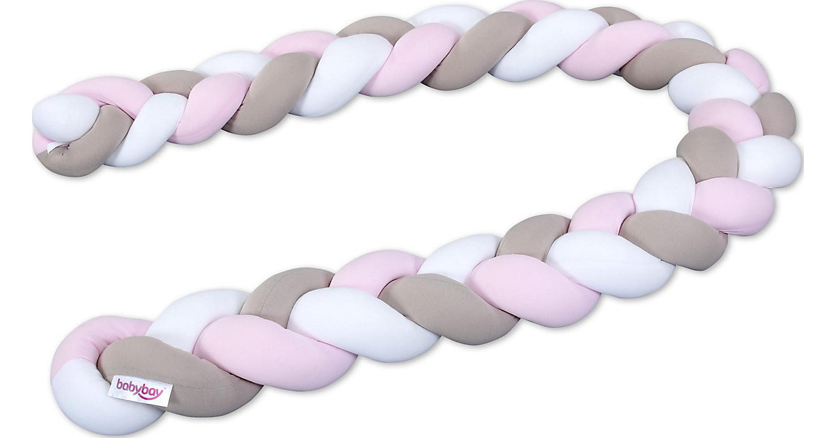 babybay Nestchenschlange geflochten passend alle Modelle, weiß/beige/rosé beige/weiß Kinder babybay Nestchenschlange geflochten passend alle Modelle, weiß/beige/rosé beige/weiß Kinder von Babybay