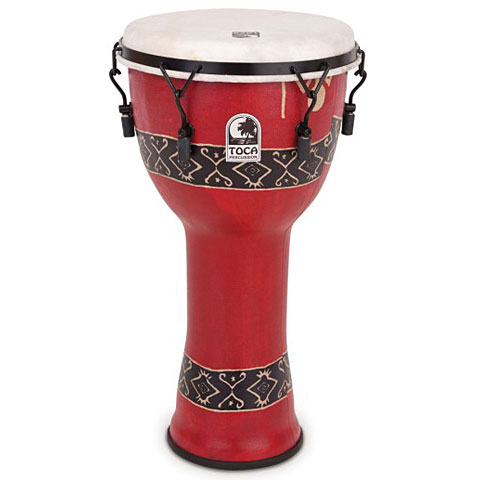 Toca Percussion Freestyle Mechanically Tuned Djembe 12" Bali Red von Toca Percussion