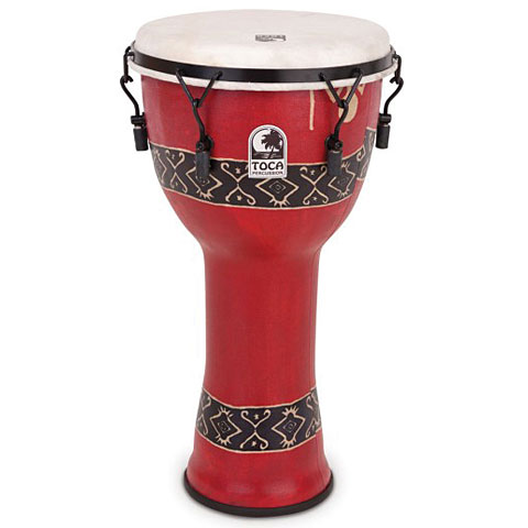 Toca Percussion Freestyle Mechanically Tuned Djembe 12" Bali Red von Toca Percussion