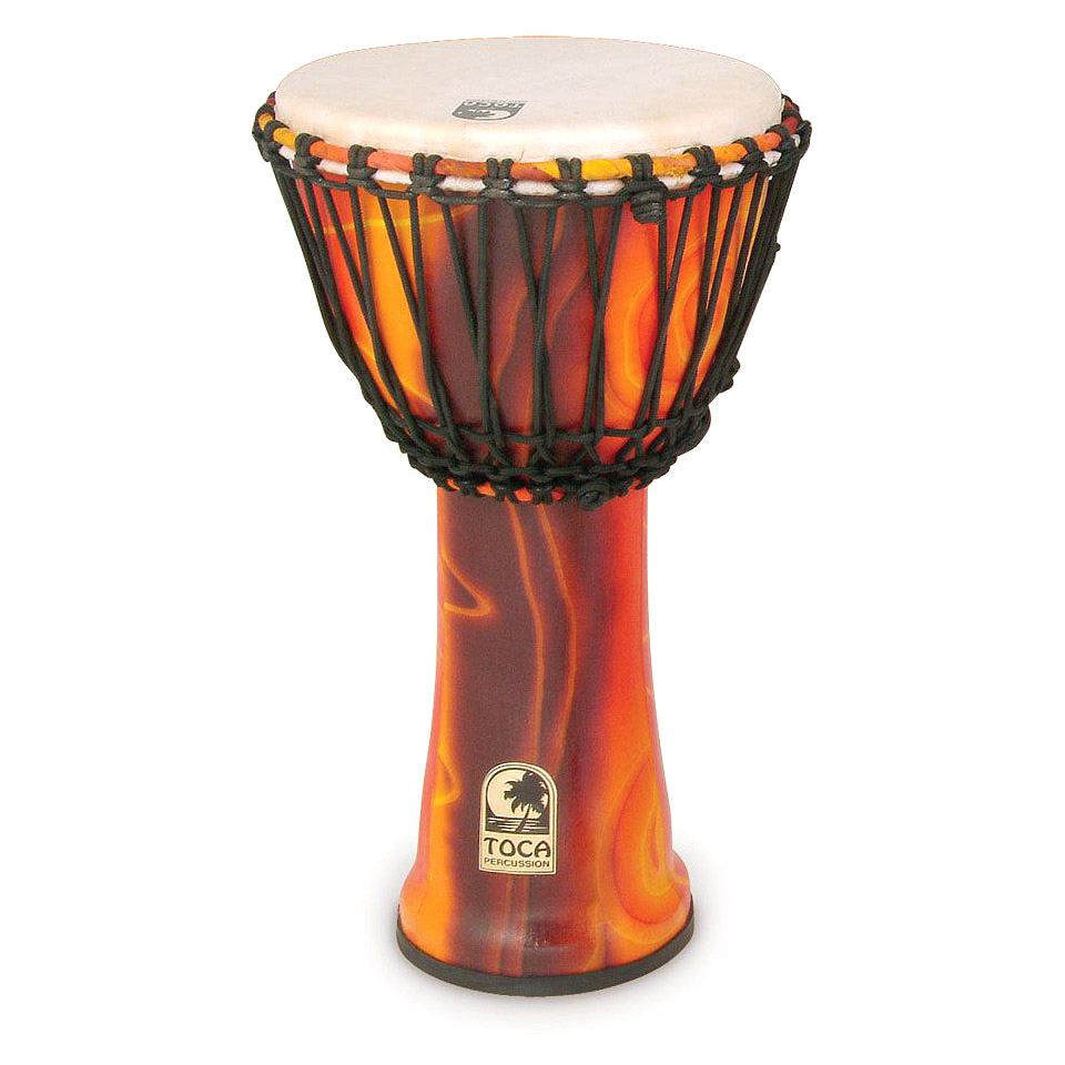 Toca Percussion Freestyle Rope Tuned 10" Djembe Fiesta Red SFDJ-10F Toca Percussion Freestyle Rope Tuned 10" Djembe Fiesta Red SFDJ-10F von Toca Percussion
