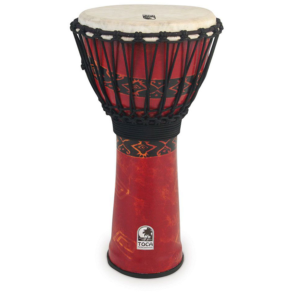 Toca Percussion Freestyle Rope Tuned 12" Bali Red Large Djembe Toca Percussion Freestyle Rope Tuned 12" Bali Red Large Djembe von Toca Percussion