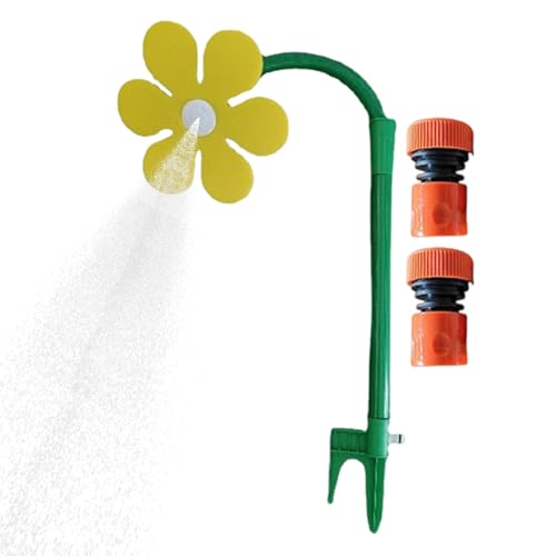 Crazy Daisy Sprinkler | Funny Daisy Water Play Sprinkler | Hundesprinkler | 360 ° rotierende tanzende Blütenwassersprinkler | Splash Sunflower Gerven -Sprühgerät für Garten, Rasen & Garten Crazy Daisy Sprinkler | Funny Daisy Water Play Sprinkler | Hundesprinkler | 360 ° rotierende tanzende Blütenwassersprinkler | Splash Sunflower Gerven -Sprühgerät für Garten, Rasen & Garten von TocaFeank
