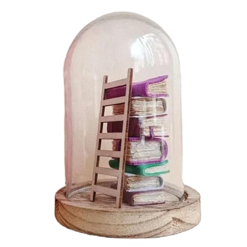 Miniaturen Puppenhausbücher | Verschiedene Mini-Bücher | DIY Miniaturbücher zur Dekoration | Dekorative kleine Landschaftsbibliothek, Desktop-Ornamente, Puppenhaus-Zubehör von TocaFeank