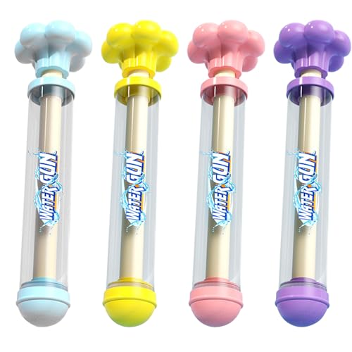 Pusher Typ Fun Firework S Water Je t Spray Toy | Wasserspray -Spielzeug | 4 Stück Wassergewehre | Romantisches Feuerwerk Waters Squirter Kampfspielzeug für interaktives Pool Beach Aktivitätsspiel Pusher Typ Fun Firework S Water Je t Spray Toy | Wasserspray -Spielzeug | 4 Stück Wassergewehre | Romantisches Feuerwerk Waters Squirter Kampfspielzeug für interaktives Pool Beach Aktivitätsspiel von TocaFeank