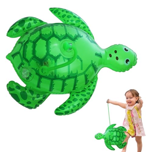 TocaFeank Froschspielzeug für Kinder,Aufblasbare Schildkröte | Aufblasbarer großer leuchtender Schildkröten-Krötenballon,Cartoon-Dschungel-Tierspielzeug, lustige Kinder-Partygeschenke, von TocaFeank