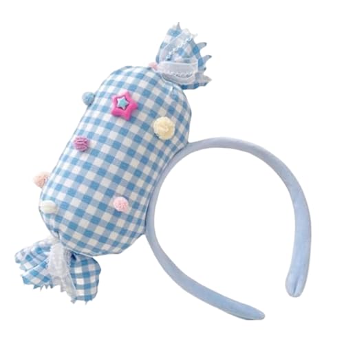 TocaFeank Haarreif Für Mädchen - 3D Süßigkeiten Kopfschmuck Kostüm Zubehör | Bequemes Kopfband Haar Kostüm Outfit Für Halloween Geburtstag Freundin Modeparty Anlass von TocaFeank