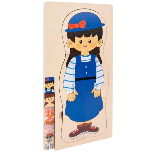 TocaFeank Menschliches Körperpuzzle, Anatomie -Puzzle,Körperteile für Kinder | Bildung Interaktives detailliertes Spiel Set Toys for STEM Education Science Science Fair Lab Studie von TocaFeank