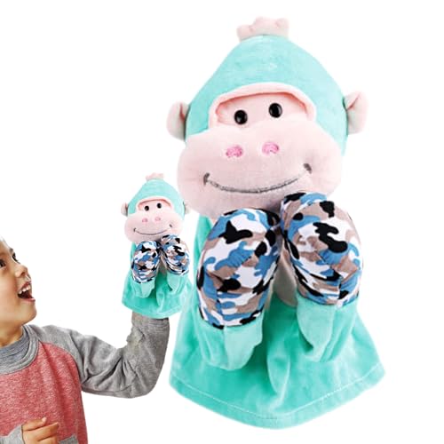 TocaFeank Plüschpuppen, Tierpuppen | Boxing Animal Hand Puppet mit Geräuschen und Action | Toy Plüsch Stoffed Doll Bildungsrolle Spielen Geschichtenerzählen zum Geburtstag von TocaFeank