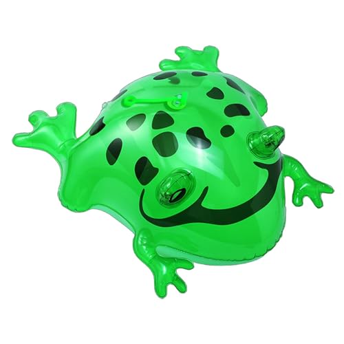 TocaFeank Schildkrötenspielzeug, aufblasbarer Frosch | Großer springender, leuchtender Schildkröten-Krötenballon,Cartoon-Tier-Ornament, lustige Partygeschenke für Kinder, Dschungel-Tierspielzeug, von TocaFeank