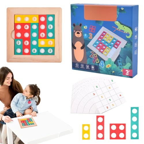 TocaFeank Tangrams blockiert Puzzle, russische Blocks Brain Games | Russian blockiert Intelligenz Puzzle Hirnteaser - Buntes Muster -Jigsaw -Logikspiel, lehrreiche Strümpfe für den Kindertag, Ostern von TocaFeank