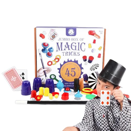 TocaFeank Zauberspielzeug,Zaubertricks für Kinder | Magische Requisiten Partygeschenke,Lehrreiches, lustiges Zauberspielzeug für Kinder, Trickset für Kinder, für Partys, Bühnen von TocaFeank