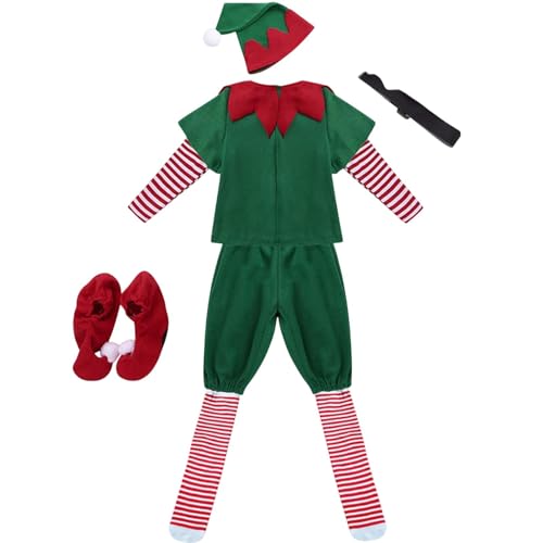 Weihnachtsoutfits für Damen und Herren | Elfenkostüm | Ausgefallenes Weihnachtskostüm für Eltern Kind | Weihnachtsgrünes Elfen-Familienoutfit | Santa's Helper Cosplay-Verkleidung für Mädchen Weihnachtsoutfits für Damen und Herren | Elfenkostüm | Ausgefallenes Weihnachtskostüm für Eltern Kind | Weihnachtsgrünes Elfen-Familienoutfit | Santa's Helper Cosplay-Verkleidung für Mädchen von TocaFeank