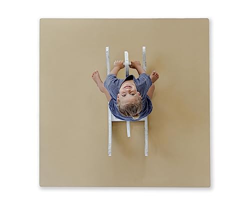 Toddlekind Premium Baby Krabbelmatte 130x130 cm | Extra Dick & Groß | Sicher & Gesundheitlich Zertifiziert | Umweltfreundlich & Eco-Conscious | (Beige) von Toddlekind