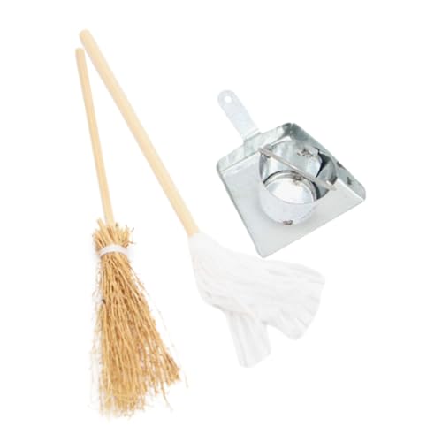 1 Satz Reinigungsset für Puppenhäuser Teiliges mit Mop Besen Eimer und Kehrschaufel Stilvolles Zubehör für Miniaturmodelle und Kreative Szenen 1 Satz Reinigungsset für Puppenhäuser Teiliges mit Mop Besen Eimer und Kehrschaufel Stilvolles Zubehör für Miniaturmodelle und Kreative Szenen von Toddmomy