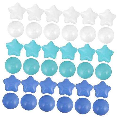 100Stücke Ozeanbälle Sternform Bruchsichere Kunststoffbälle für Drinnen und Draußen Pool und Wasseraktivitäten 100Stücke Ozeanbälle Sternform Bruchsichere Kunststoffbälle für Drinnen und Draußen Pool und Wasseraktivitäten von Toddmomy