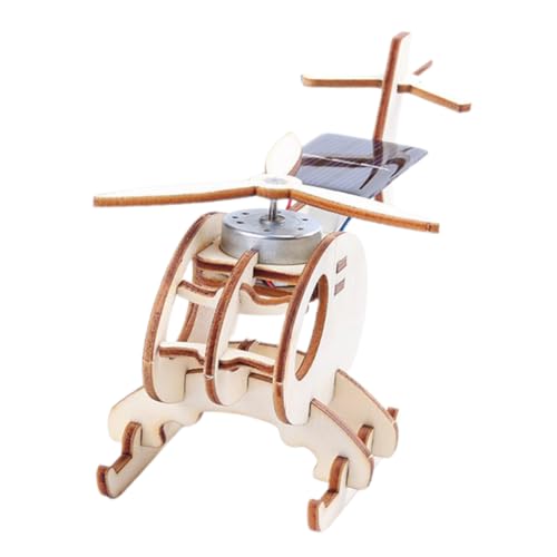 1Satz DIY Flugzeugmodell Solar Hubschrauber für Experimentelles Bastelprojekt für Jungen und Lernspielzeug Perfektes zu Weihnachten von Toddmomy
