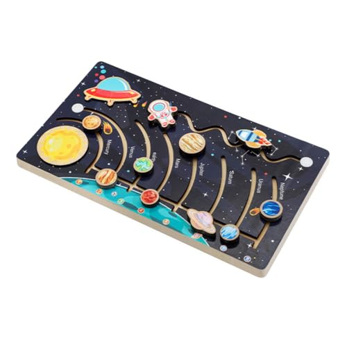 1Satz Holz Sonnensystem Puzzle Kleinkindspielzeug Planetenwissen Lernspielzeug für zur Frühkindlichen Bildung 1Satz Holz Sonnensystem Puzzle Kleinkindspielzeug Planetenwissen Lernspielzeug für zur Frühkindlichen Bildung von Toddmomy
