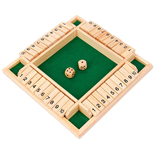 1Satz Holzbrettspiel mit Würfeln Zahlenwürfelspiel für Personen Interaktives für Partys Unterhaltsame Holzspiel Requisite mit Antirutsch Design 1Satz Holzbrettspiel mit Würfeln Zahlenwürfelspiel für Personen Interaktives für Partys Unterhaltsame Holzspiel Requisite mit Antirutsch Design von Toddmomy