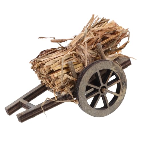 1Satz Maßstab Gartenaccessoire Kleines Strohballenmodell Perfektes DIY Spielset für Puppenhaus Enthusiasten von Toddmomy
