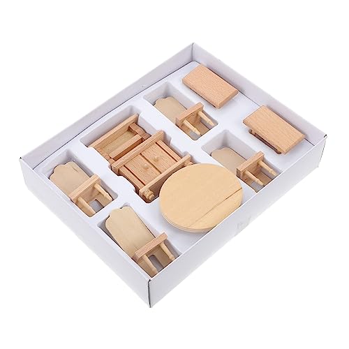 1Satz Puppenhaus Möbel Teiliges Zubehör für Puppen Stühle und Hocker für Teepartys und Kreative Rollenspiele Puppenhaus Zubehör 1Satz Puppenhaus Möbel Teiliges Zubehör für Puppen Stühle und Hocker für Teepartys und Kreative Rollenspiele Puppenhaus Zubehör von Toddmomy