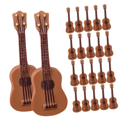 25Stücke Miniaturgitarren Realistische Kleine Gitarren Modelle aus Harz für Kreative Dekoration und Puppenhaus Zubehör Musikinstrumenten Sammler 25Stücke Miniaturgitarren Realistische Kleine Gitarren Modelle aus Harz für Kreative Dekoration und Puppenhaus Zubehör Musikinstrumenten Sammler von Toddmomy