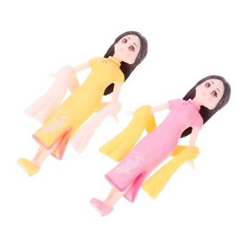 2Stücke Cheongsam Figur Kunstharz Dekoration Langlebig und Stabil Desktop Chinesische Puppen Einzigartiges Handwerk 2Stücke Cheongsam Figur Kunstharz Dekoration Langlebig und Stabil Desktop Chinesische Puppen Einzigartiges Handwerk von Toddmomy