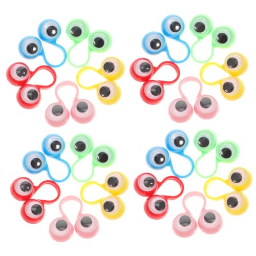 30Stücke Fingerpuppenringe Augen Finger Spielzeuge für Party Mitgebsel Geschenkideen Kunststoff Sicher Leicht Fördert Kreativität Soziale Spiele 30Stücke Fingerpuppenringe Augen Finger Spielzeuge für Party Mitgebsel Geschenkideen Kunststoff Sicher Leicht Fördert Kreativität Soziale Spiele von Toddmomy