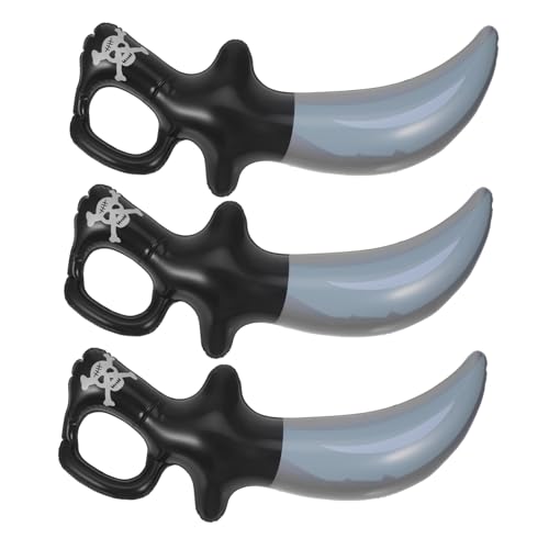 3Stücke Aufblasbare Piratenschwerter Cosplay Requisiten für Halloween Bühnenaufführungen Rollenspielspielzeug für Leuchtende Piraten 3Stücke Aufblasbare Piratenschwerter Cosplay Requisiten für Halloween Bühnenaufführungen Rollenspielspielzeug für Leuchtende Piraten von Toddmomy