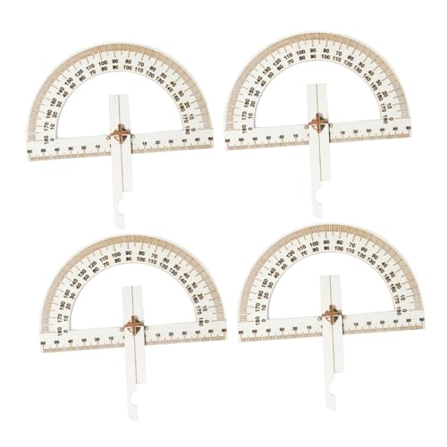 4 Stück DIY Holzbau Kit für Verstellbarem Winkelmesser und Protractor für Kreative Schulprojekte von Toddmomy
