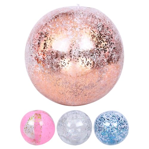4Stücke Aufblasbare Glitzer Strandbälle Pailletten Poolspielzeuge für Sommerpartys Wasserspaß Am Strand 4Stücke Aufblasbare Glitzer Strandbälle Pailletten Poolspielzeuge für Sommerpartys Wasserspaß Am Strand von Toddmomy