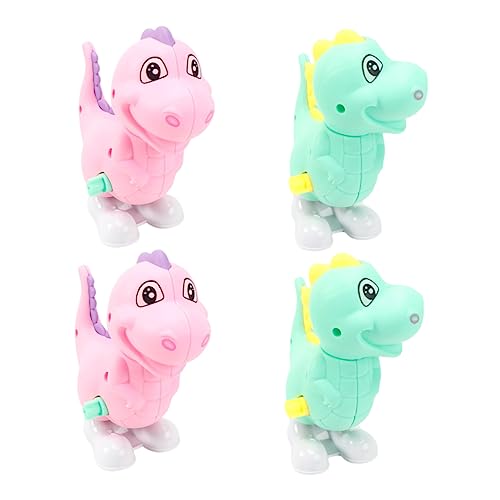 4Stücke Aufzieh Dinosaurier Spielzeugset für Lustige Tiere ohne Batterien für Jungen und Fördert Motorik von Toddmomy