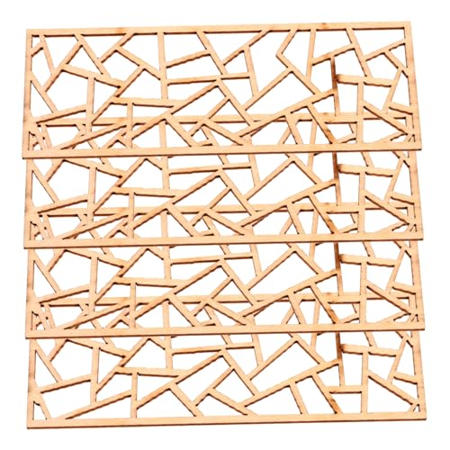 4Stücke Bildschirmmodell aus Traditioneller Stil für DIY Puppenhaus Dekoration Sandtisch Szenenlayouts und Mini Haushalt von Toddmomy