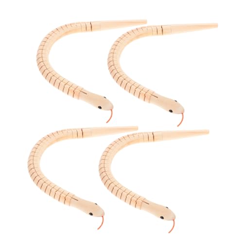 4Stücke Teiliges Holzschlangen DIY für Flexibles Bemalbares Schlangenspielzeug aus Naturholz Bastelspielzeug Kreativität und Feinmotorik Jahren 4Stücke Teiliges Holzschlangen DIY für Flexibles Bemalbares Schlangenspielzeug aus Naturholz Bastelspielzeug Kreativität und Feinmotorik Jahren von Toddmomy