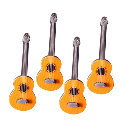 Toddmomy 4Stücke Teiliges Miniaturmusikinstrumente Klassische Gitarrenmodelle für Puppenhäuser Strapazierfähig für Realistische Details Ihrem Mini Toddmomy 4Stücke Teiliges Miniaturmusikinstrumente Klassische Gitarrenmodelle für Puppenhäuser Strapazierfähig für Realistische Details Ihrem Mini von Toddmomy