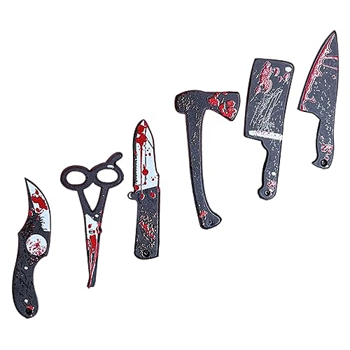 6 Stück Teiliges Halloween Deko Gruselige Cutter und Scheren Requisiten für Mikro Landschaftsdekorationen und DIY Projekte für Partys und Deko 6 Stück Teiliges Halloween Deko Gruselige Cutter und Scheren Requisiten für Mikro Landschaftsdekorationen und DIY Projekte für Partys und Deko von Toddmomy