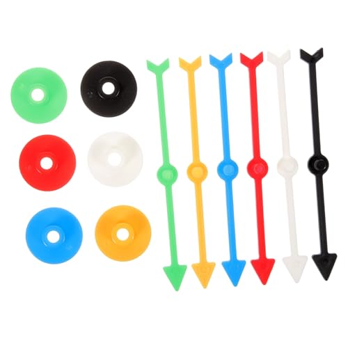 6Stücke Pfeilspinner aus Kunststoff Teiliges für Brettspiele und Kinderpartys Leicht und Robust für DIY Projekte und Familienaktivitäten 6Stücke Pfeilspinner aus Kunststoff Teiliges für Brettspiele und Kinderpartys Leicht und Robust für DIY Projekte und Familienaktivitäten von Toddmomy