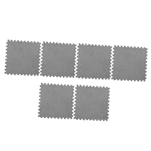 6Stücke Teiliges Puzzlematten aus Flauschigem Multifunktionale Spielmatte für Fitness und rutschfest und Pflegeleicht 6Stücke Teiliges Puzzlematten aus Flauschigem Multifunktionale Spielmatte für Fitness und rutschfest und Pflegeleicht von Toddmomy