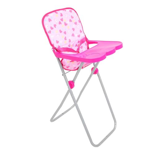 Babypuppen Hochstuhl aus Leichtem Material Kompatibel mit Verschiedenen Puppentypen für Kreatives und Puppenpflege und Unterwegs Babypuppen Hochstuhl aus Leichtem Material Kompatibel mit Verschiedenen Puppentypen für Kreatives und Puppenpflege und Unterwegs von Toddmomy